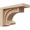 Ekena Millwork 4"W x 12"D x 8"H Classic Alma Rough Cedar Woodgrain TimberThane Corbel, Primed Tan CORUR04X12X08ALMRCPR - alternate 1